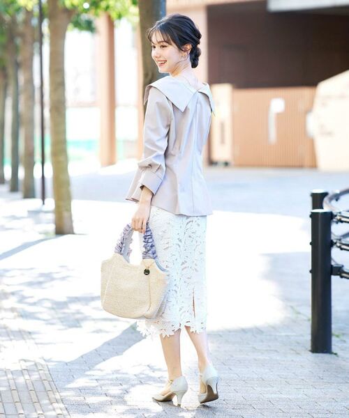 index / インデックス スカート | フラワーレースタイトスカート【洗濯機OK】 | 詳細28