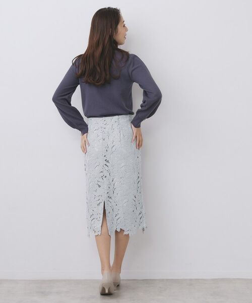 index / インデックス スカート | フラワーレースタイトスカート【洗濯機OK】 | 詳細6