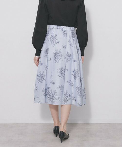 index / インデックス スカート | オーガンジーフラワーフレアスカート【洗濯機OK/イージーアイロン】 | 詳細15