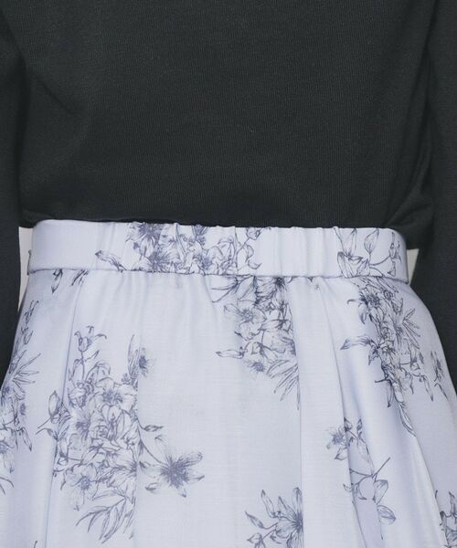 index / インデックス スカート | オーガンジーフラワーフレアスカート【洗濯機OK/イージーアイロン】 | 詳細17
