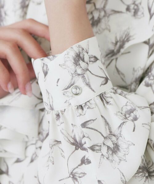 index / インデックス シャツ・ブラウス | ラッフルフリルフラワーアソート【洗濯機OK/イージーアイロン】 | 詳細19