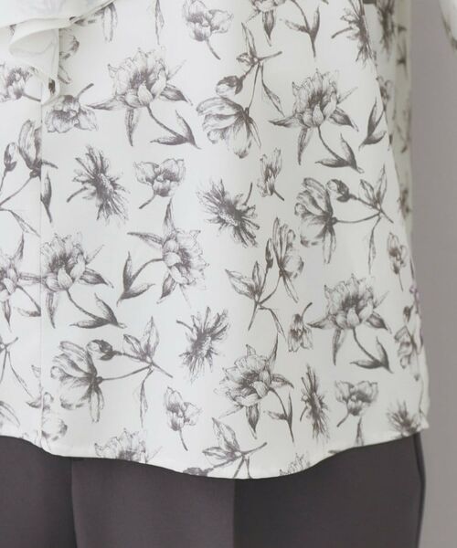 index / インデックス シャツ・ブラウス | ラッフルフリルフラワーアソート【洗濯機OK/イージーアイロン】 | 詳細20