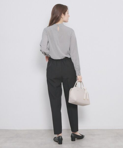 index / インデックス シャツ・ブラウス | アシンメトリーボウタイブラウス【洗濯機OK/イージーアイロン/防シワ】《XS～LL》 | 詳細11