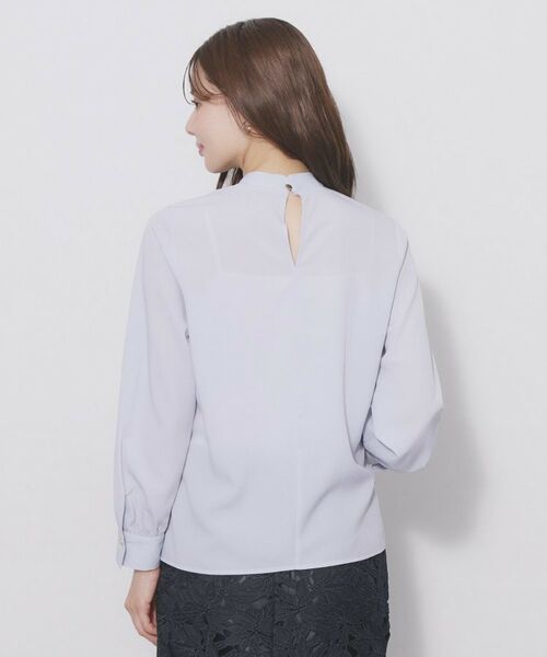 index / インデックス シャツ・ブラウス | アシンメトリーボウタイブラウス【洗濯機OK/イージーアイロン/防シワ】《XS～LL》 | 詳細19