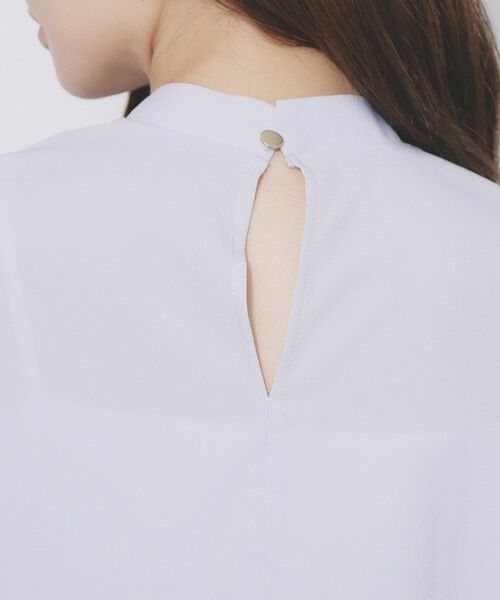 index / インデックス シャツ・ブラウス | アシンメトリーボウタイブラウス【洗濯機OK/イージーアイロン/防シワ】《XS～LL》 | 詳細21