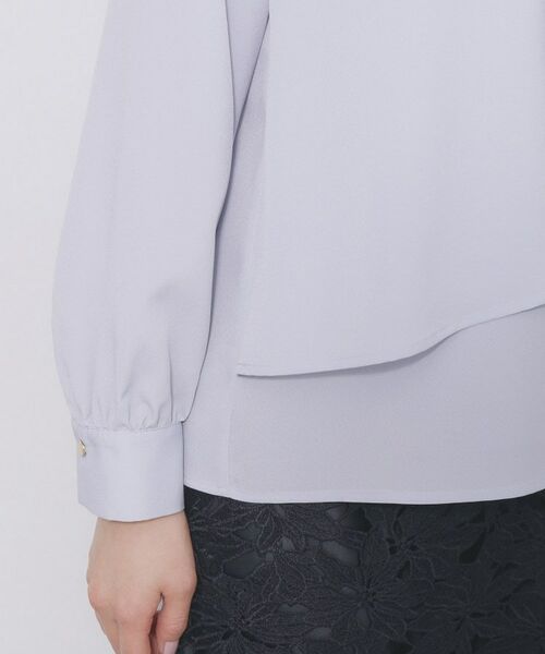 index / インデックス シャツ・ブラウス | アシンメトリーボウタイブラウス【洗濯機OK/イージーアイロン/防シワ】《XS～LL》 | 詳細23