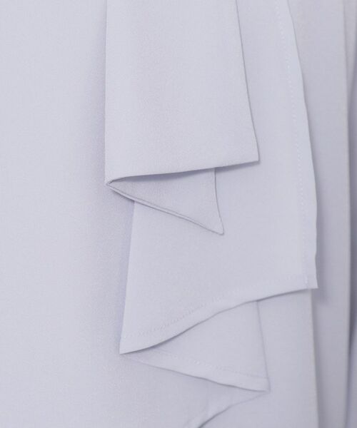 index / インデックス シャツ・ブラウス | アシンメトリーボウタイブラウス【洗濯機OK/イージーアイロン/防シワ】《XS～LL》 | 詳細8