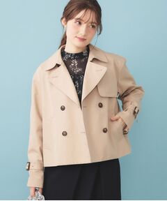 index / インデックス トレンチコート | キャンディスリーブショートトレンチコート【洗濯機OK/撥水/防花粉】《5col》
