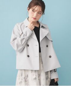 index / インデックス トレンチコート | キャンディスリーブショートトレンチコート【洗濯機OK/撥水/防花粉】《5col》