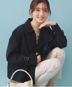 index / インデックス トレンチコート | キャンディスリーブショートトレンチコート【洗濯機OK/撥水/防花粉】《5col》