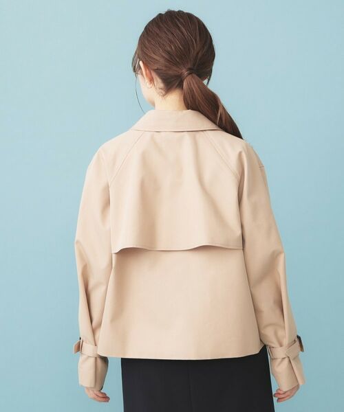 index / インデックス トレンチコート | キャンディスリーブショートトレンチコート【洗濯機OK/撥水/防花粉】《5col》 | 詳細23