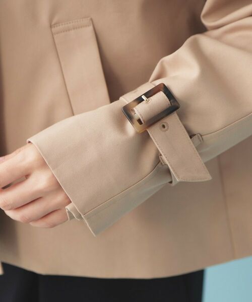 index / インデックス トレンチコート | キャンディスリーブショートトレンチコート【洗濯機OK/撥水/防花粉】《5col》 | 詳細26