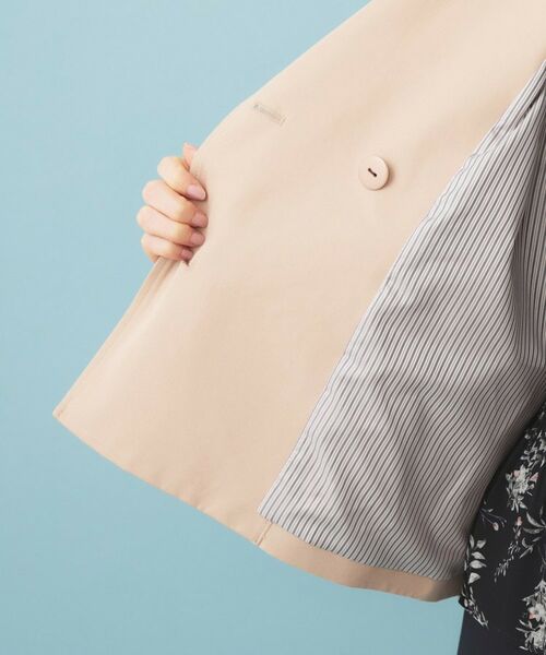 index / インデックス トレンチコート | キャンディスリーブショートトレンチコート【洗濯機OK/撥水/防花粉】《5col》 | 詳細29