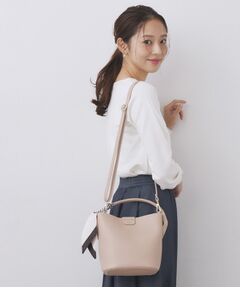 index / インデックス トートバッグ | ストライプスカーフ付きミドルバッグ【2WAY】