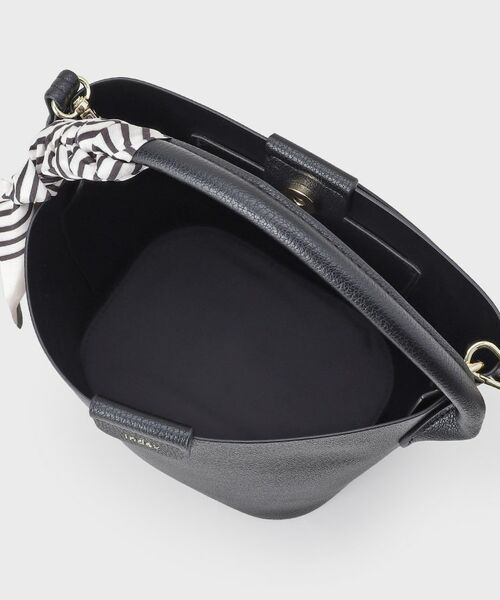 index / インデックス トートバッグ | ストライプスカーフ付きミドルバッグ【2WAY】 | 詳細15