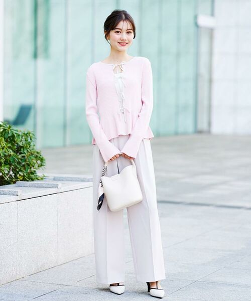 index / インデックス トートバッグ | ストライプスカーフ付きミドルバッグ【2WAY】 | 詳細22