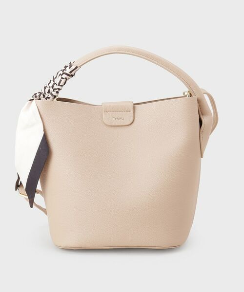 index / インデックス トートバッグ | ストライプスカーフ付きミドルバッグ【2WAY】 | 詳細9