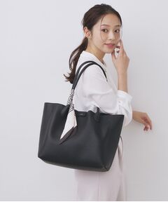 index / インデックス トートバッグ | ストライプスカーフ付きトートバッグ【A4サイズ】