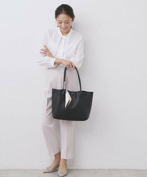 index / インデックス トートバッグ | ストライプスカーフ付きトートバッグ【A4サイズ】 | 詳細1