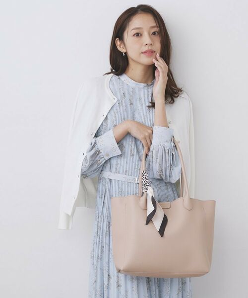 index / インデックス トートバッグ | ストライプスカーフ付きトートバッグ【A4サイズ】 | 詳細3