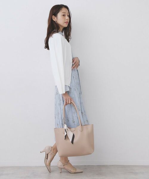 index / インデックス トートバッグ | ストライプスカーフ付きトートバッグ【A4サイズ】 | 詳細4