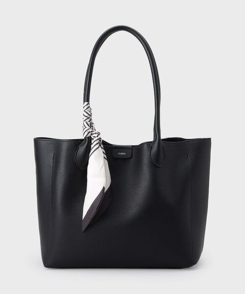 index / インデックス トートバッグ | ストライプスカーフ付きトートバッグ【A4サイズ】 | 詳細5