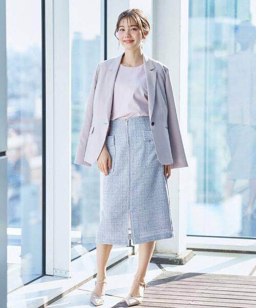 index / インデックス スカート | フロントジップタイトスカート【洗濯機OK/イージーアイロン】 | 詳細25