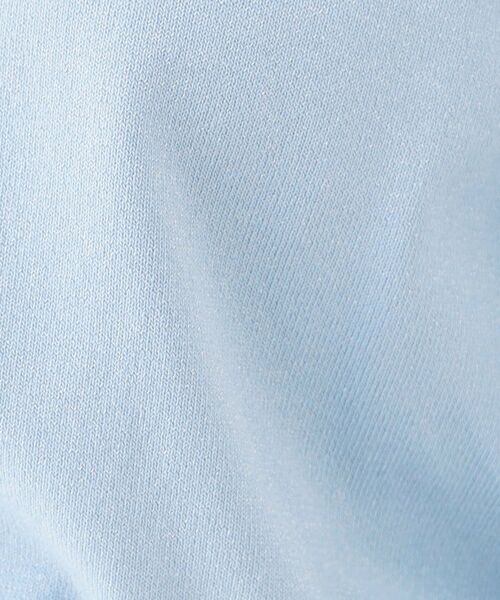 index / インデックス ニット・セーター | クルーネック6分袖タックスリーブニット【洗濯機OK・UVケア】 | 詳細24