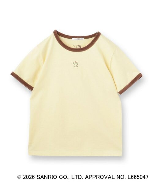 index / インデックス Tシャツ | 【ポムポムプリン】リンガーベロアTシャツ【洗濯機OK】 | 詳細1