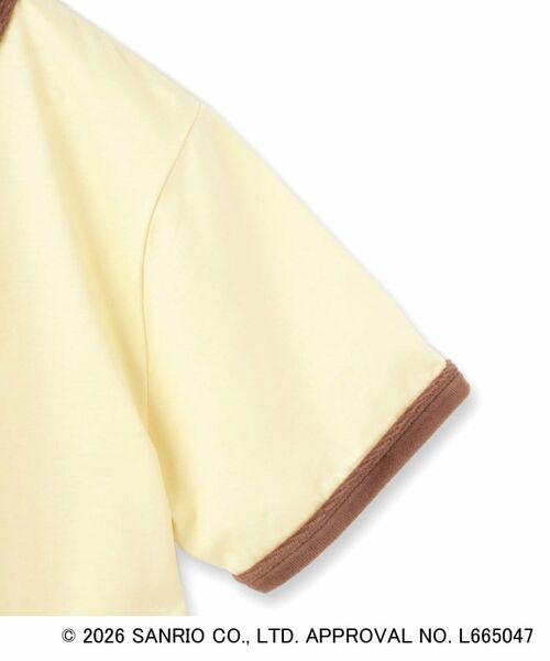 index / インデックス Tシャツ | 【ポムポムプリン】リンガーベロアTシャツ【洗濯機OK】 | 詳細4