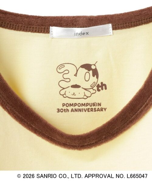 index / インデックス Tシャツ | 【ポムポムプリン】リンガーベロアTシャツ【洗濯機OK】 | 詳細6