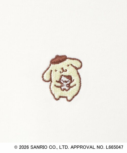 index / インデックス Tシャツ | 【ポムポムプリン】リンガーベロアTシャツ【洗濯機OK】 | 詳細7