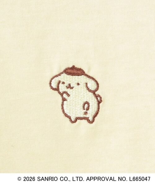 index / インデックス Tシャツ | 【ポムポムプリン】リンガーベロアTシャツ【洗濯機OK】 | 詳細9