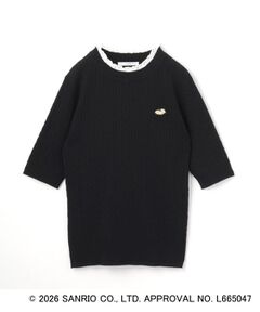 index / インデックス ニット・セーター | 【ポムポムプリン】フリルケーブルニット【洗濯機OK・抗ピリング】