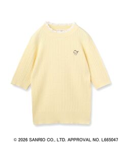 index / インデックス ニット・セーター | 【ポムポムプリン】フリルケーブルニット【洗濯機OK・抗ピリング】