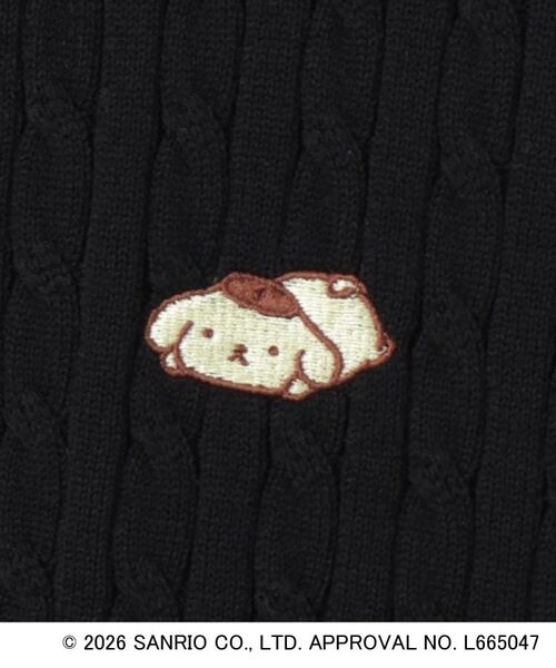 index / インデックス ニット・セーター | 【ポムポムプリン】フリルケーブルニット【洗濯機OK・抗ピリング】 | 詳細7