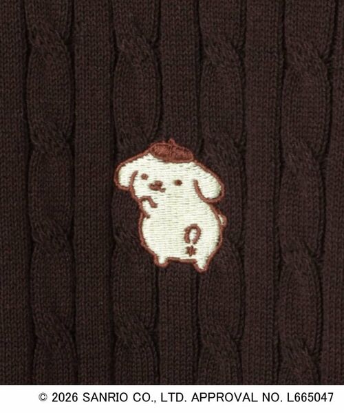 index / インデックス ニット・セーター | 【ポムポムプリン】フリルケーブルニット【洗濯機OK・抗ピリング】 | 詳細9