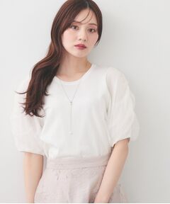 index / インデックス ニット・セーター | ギャザーチュールスリーブニット【洗濯機OK／坑ピル】