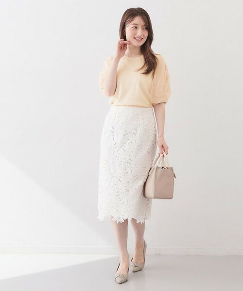 index / インデックス ニット・セーター | ギャザーチュールスリーブニット【洗濯機OK/坑ピル】 | 詳細10