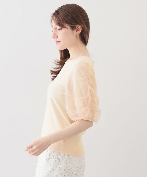 index / インデックス ニット・セーター | ギャザーチュールスリーブニット【洗濯機OK/坑ピル】 | 詳細14