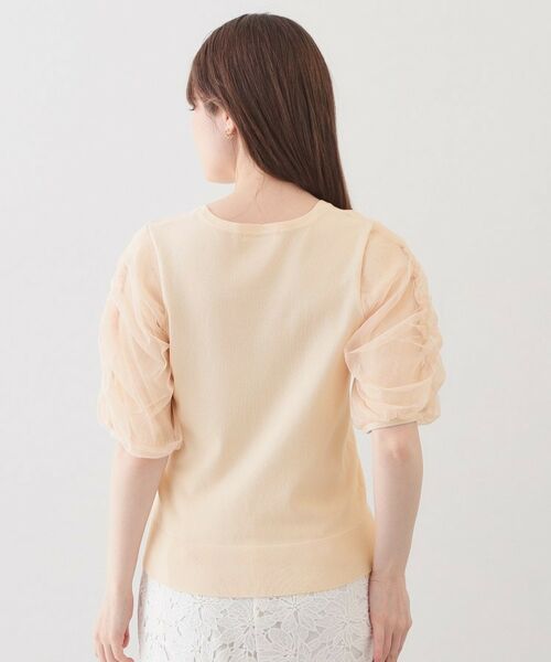 index / インデックス ニット・セーター | ギャザーチュールスリーブニット【洗濯機OK/坑ピル】 | 詳細15