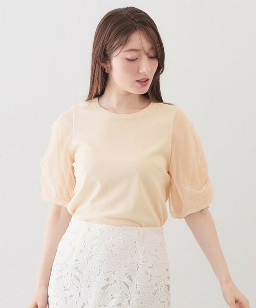 index / インデックス ニット・セーター | ギャザーチュールスリーブニット【洗濯機OK/坑ピル】 | 詳細19