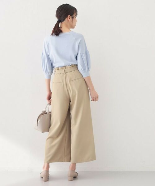 index / インデックス ニット・セーター | バルーン風スリーブバイカラーニット【洗濯機OK】 | 詳細15