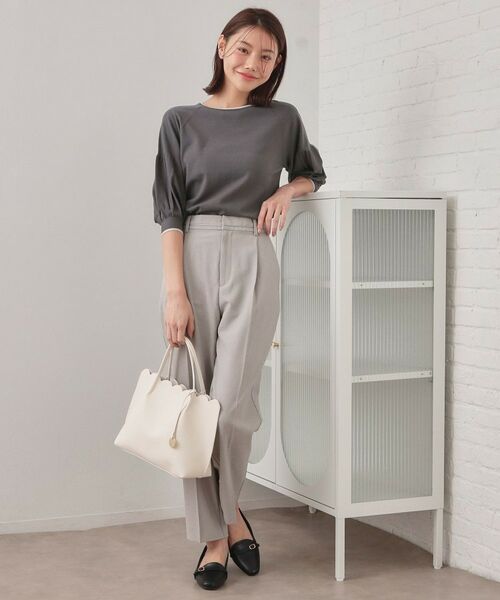 index / インデックス ニット・セーター | バルーン風スリーブバイカラーニット【洗濯機OK】 | 詳細2