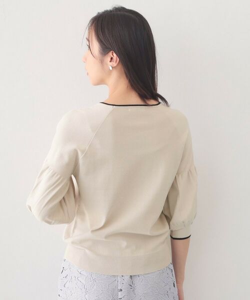 index / インデックス ニット・セーター | バルーン風スリーブバイカラーニット【洗濯機OK】 | 詳細23