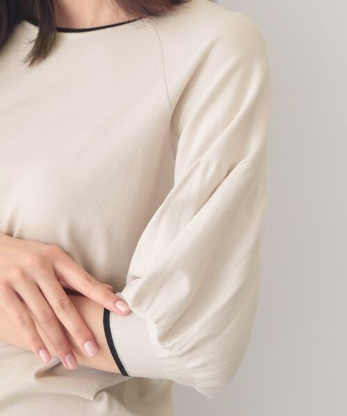 index / インデックス ニット・セーター | バルーン風スリーブバイカラーニット【洗濯機OK】 | 詳細25