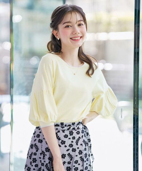 index / インデックス ニット・セーター | バルーン風スリーブバイカラーニット【洗濯機OK】 | 詳細30