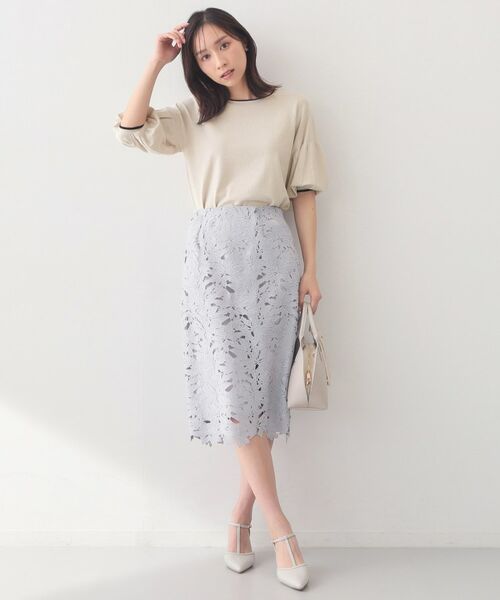 index / インデックス ニット・セーター | バルーン風スリーブバイカラーニット【洗濯機OK】 | 詳細7