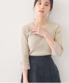 index / インデックス ニット・セーター | オーガニックコットンリブシアーフレア【ハンドウォッシャブル／UVケア】
