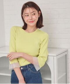 index / インデックス ニット・セーター | オーガニックコットンリブシアーフレア【ハンドウォッシャブル／UVケア】